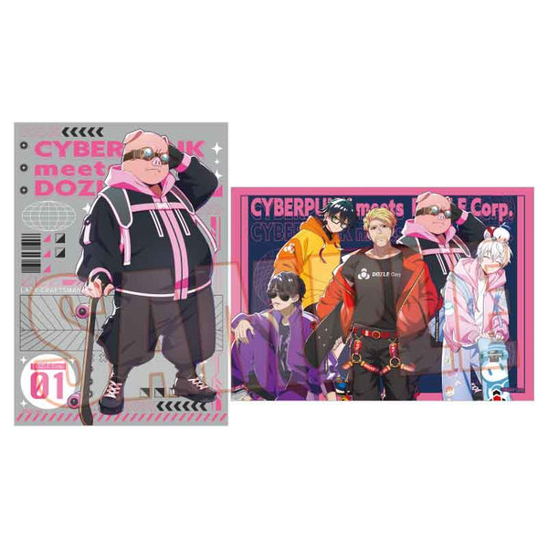 『ドズル社』らくピタポスター /おおはらMEN(CYBERPUNK meets DOZLE Corp.)